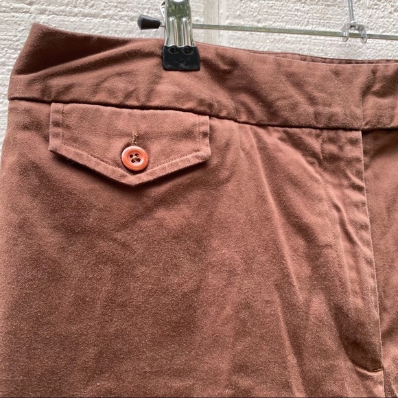 brown crop pants - Picture 3 of 6